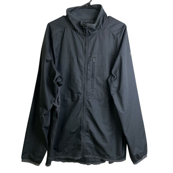 Nike ACG Outer Layer 3 Jacket XL Black Mens Full Zip Lightweight Outdoors - Picture 1 of 12